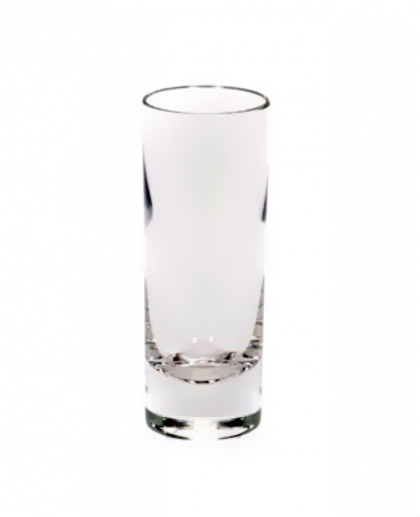 Image of 2.5 ounce cordial shot glass glassware rental from FLEXX Productions