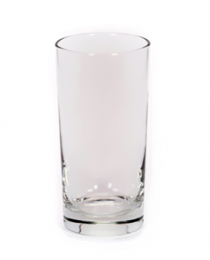 Image of 12 ounce highball glass available through FLEXX Productions’ glassware rentals.