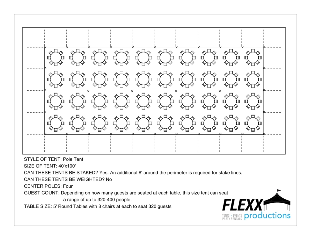 40×100 5′ Rounds – Aerial