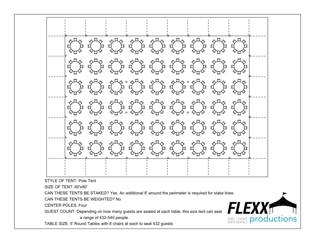 60×90 5′ Rounds – Aerial