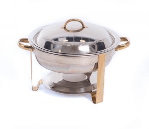 SS/Brass Round Chaffer 4QT