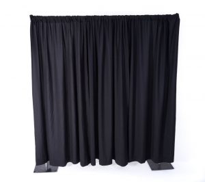Black Pipe & Drape 8' and 16' (Per FT)