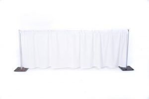White Pipe & Drape 3' (Per FT)