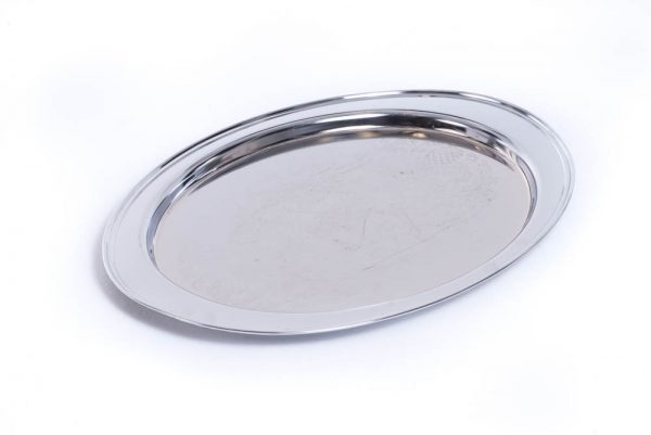 Oval Silver Tray 19 Inches