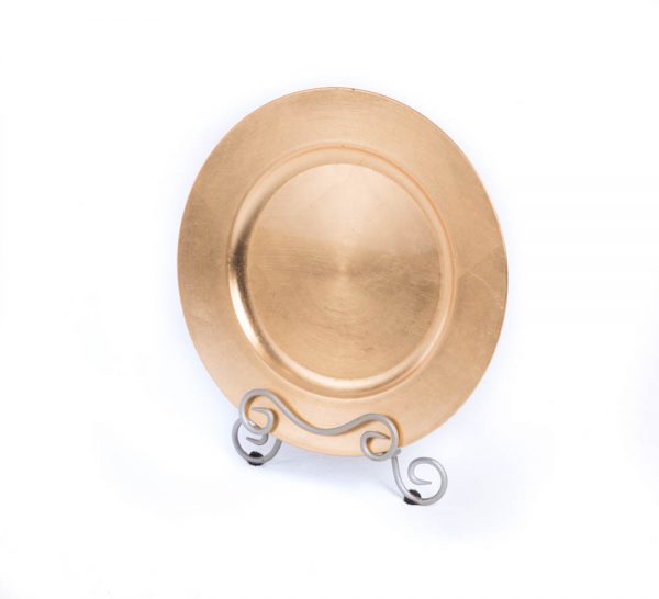 Gold Acrylic Charger