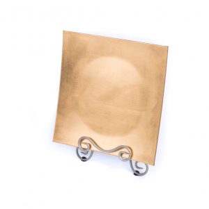 Gold Acrylic Square Charger