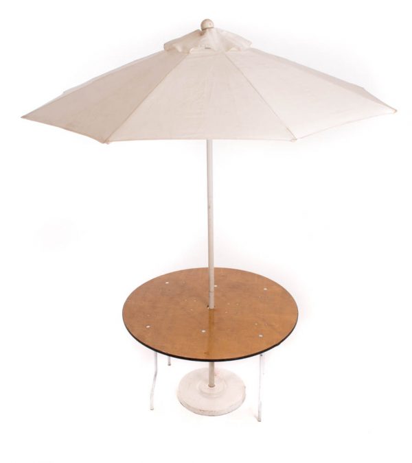 4' Round Umbrella Table (7.5' umbrella)