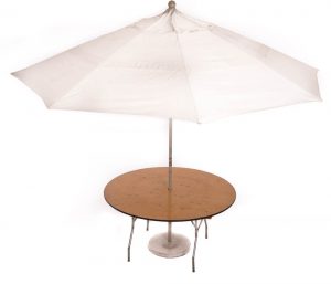 5' Round Umbrella Table (11' umbrella)