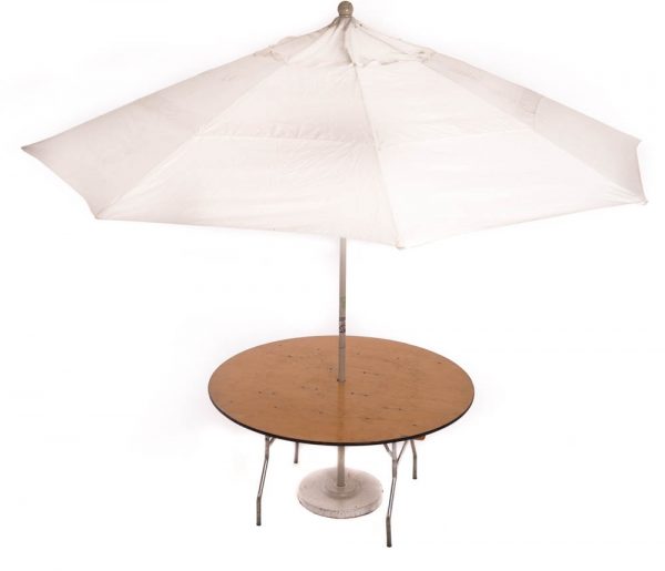 5' Round Umbrella Table (11' umbrella)