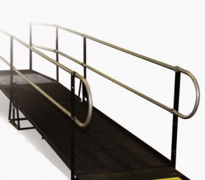Wheel Chair Ramp 4'x8' w/Rail