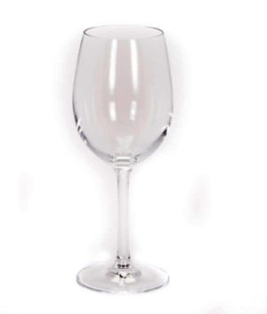 Image of classic 12 ounce red wine glass rental from FLEXX Productions