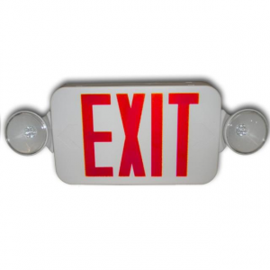 Lit Emergency Exit Light