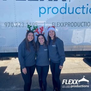 The FLEXX Event Specialist team who is excited to help make your wedding day unforgettable
