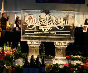 Beautiful bar setting for the Cattle Baron's Ball
