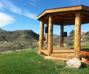 Audio and visual rentals for festivals set up for an outdoor event