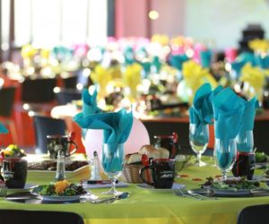 Glassware, chargers, and other party rentals for nonprofit events