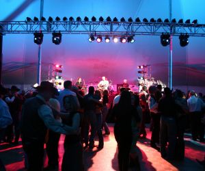 Staging and flooring rentals for nonprofit events
