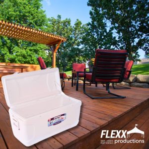 150 QT ice chest party rental for backyard BBQs
