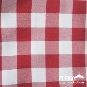 FLEXX Productions has all the party rentals you need, including table cloths and disposable table covers